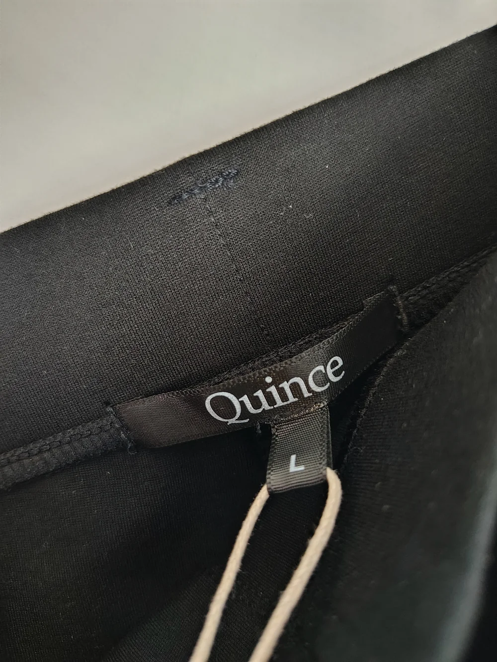 Ultra-Stretch Ponte Bootcut Black Pants Quince - Women's Size Large NWT - Picture 11 of 14